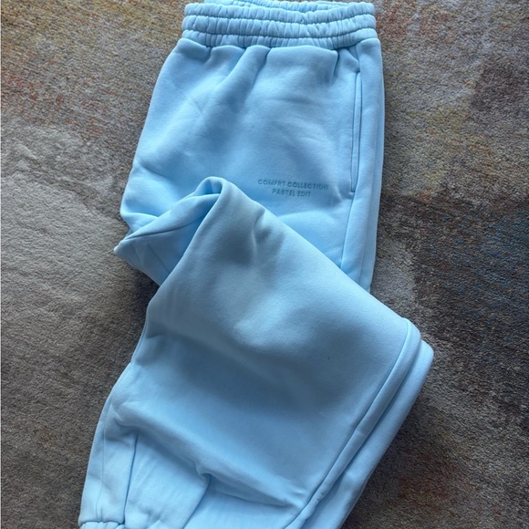 Comfort Minimalist Sweatpants. Light blue. 2XL - Picture 4 of 10
